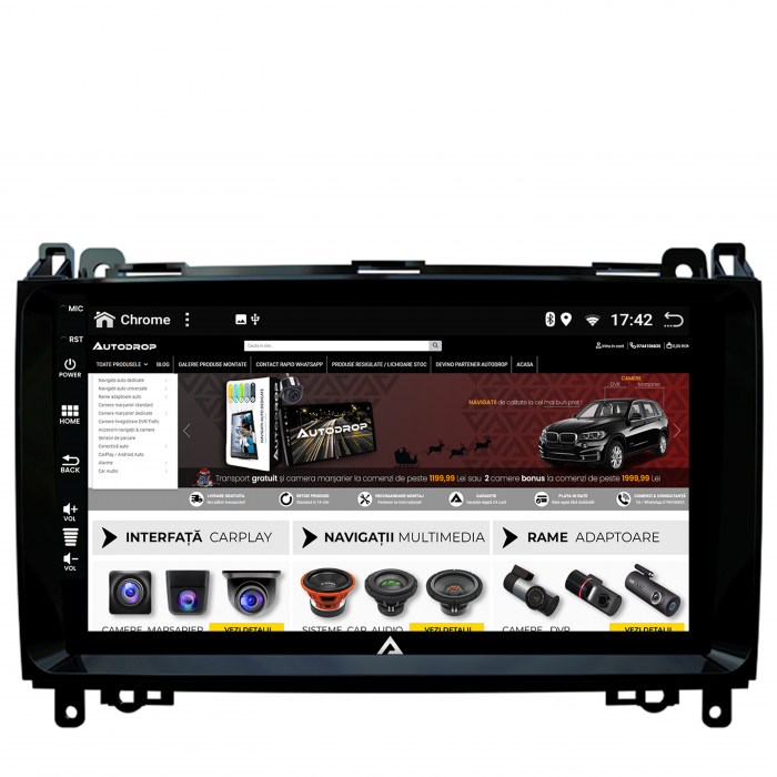 Navigatie Android 12 Mercedes 4GB QLED | AutoDrop.ro [10]