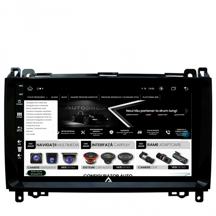 Navigatie Android 13 Mercedes Benz 8GB | AutoDrop.ro [9]