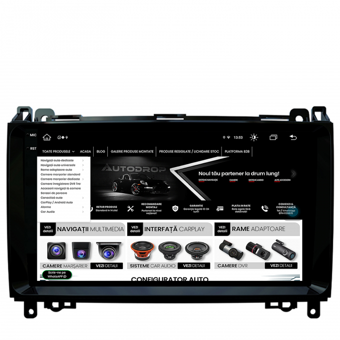 Navigatie Android 13 Mercedes Benz 4GB | AutoDrop.ro [13]