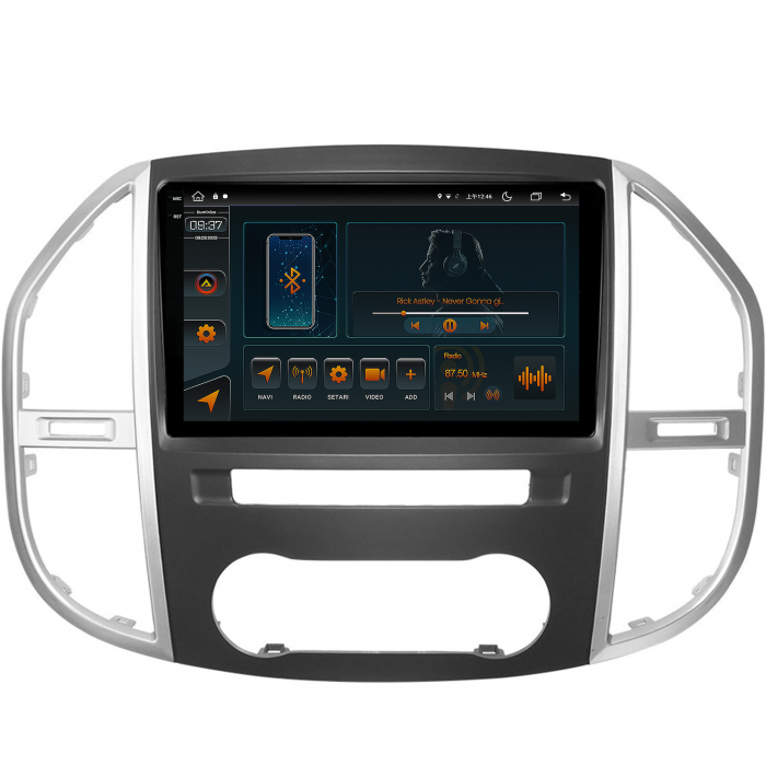 Navigatie 2K Android  Mercedes Vito 4GB | AutoDrop.ro [2]
