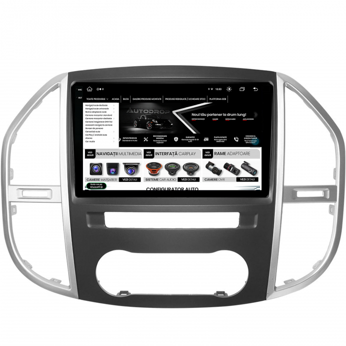 Navigatie 2K Android Mercedes Vito 8GB | AutoDrop.ro [9]