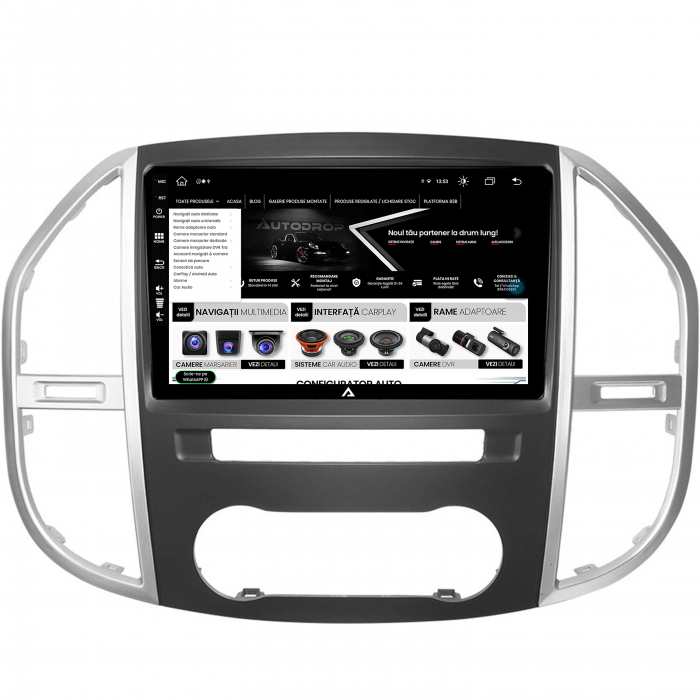 Navigatie Android Mercedes Benz Vito 8GB | AutoDrop.ro [4]
