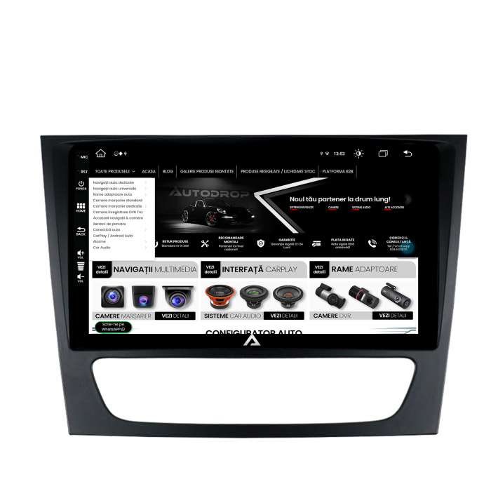 Android 13 Mercedes Benz W211/CLS 8+256GB | AutoDrop.ro [4]
