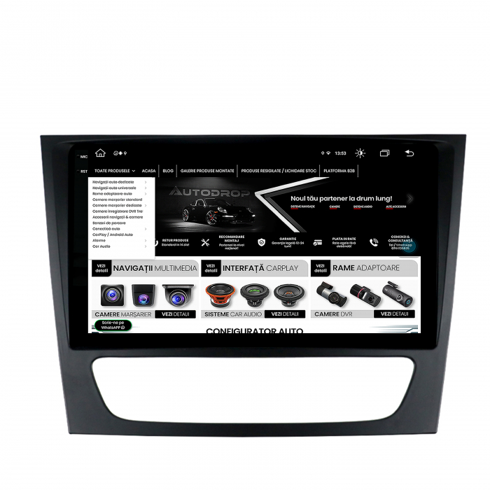 Android 13 2K Mercedes Benz W211/CLS 8+256GB | AutoDrop.ro [10]