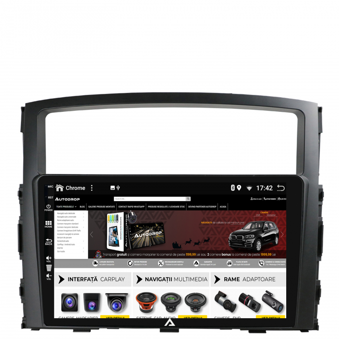 Navigatie Android 12 Mitsubishi Pajero QLED | AutoDrop.ro [11]