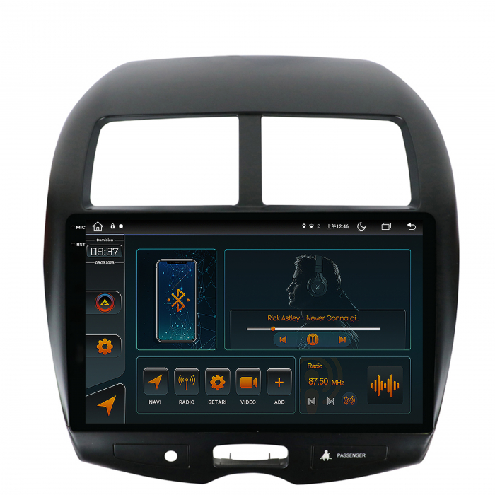 Navigatie 2K Mitsubishi ASX Android 4+64GB | AutoDrop.ro [2]