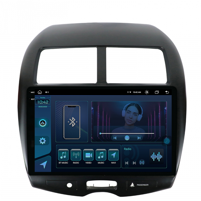 Navigatie 2K Mitsubishi ASX / Peugeot 4008 (2010-2015) Android 8+256GB | AutoDrop.ro [2]