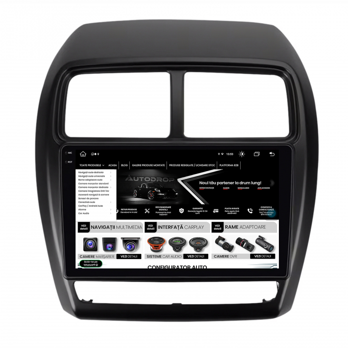 Navigatie 2K Mitsubishi ASX Android 4+64GB | AutoDrop.ro [11]