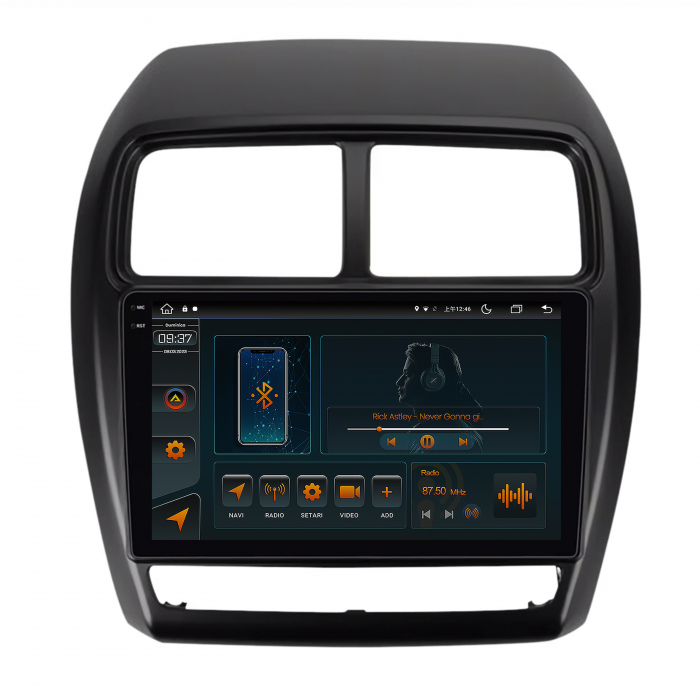 Navigatie 2K Mitsubishi ASX Android 4+64GB | AutoDrop.ro [2]