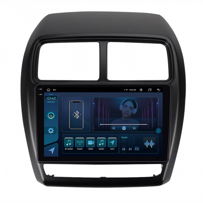 Navigatie 2K Mitsubishi ASX Android 8+256GB | AutoDrop.ro [2]
