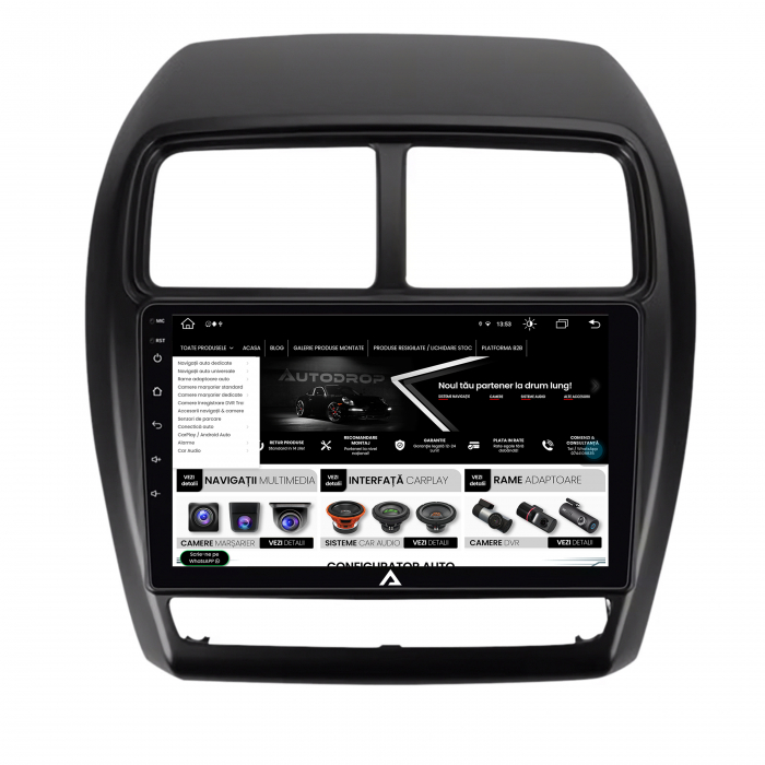 Navigatie Mitsubishi ASX Android 8+256GB | AutoDrop.ro [4]