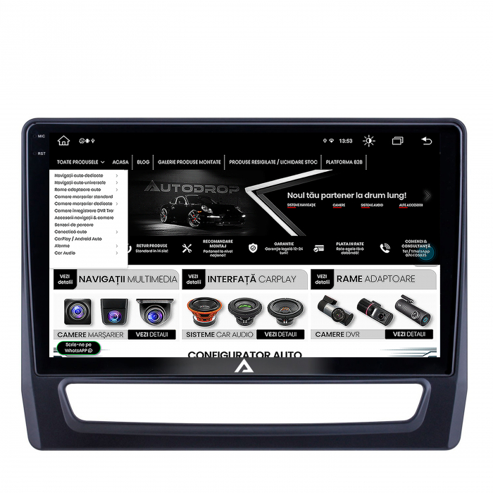 Navigatie 2K Mitsubishi ASX Android 4+64GB | AutoDrop.ro [11]