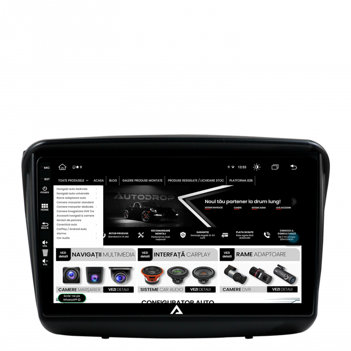 Navigatie Android Mitsubishi L200 / Pajero 8GB | AutoDrop.ro [4]