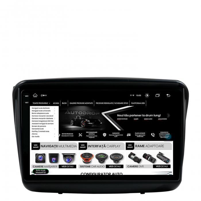 Navigatie 2K Android Mitsubishi L200 / Pajero 8GB | AutoDrop.ro [12]