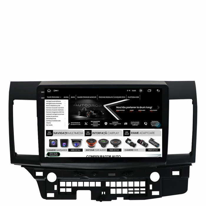 Navigatie 2K Android 13 Mitsubishi Lancer 8GB | AutoDrop.ro [13]