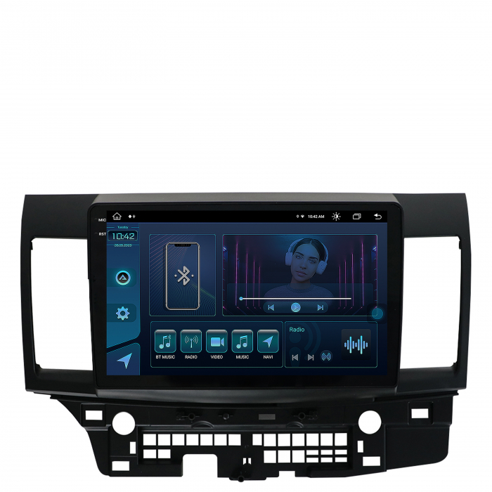 Navigatie 2K Android 13 Mitsubishi Lancer 8GB | AutoDrop.ro [2]