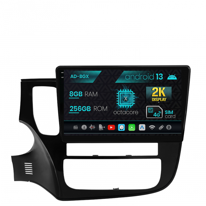 Navigatie 2K Android Mitsubishi Outlander 3 8GB | AutoDrop.ro [10]