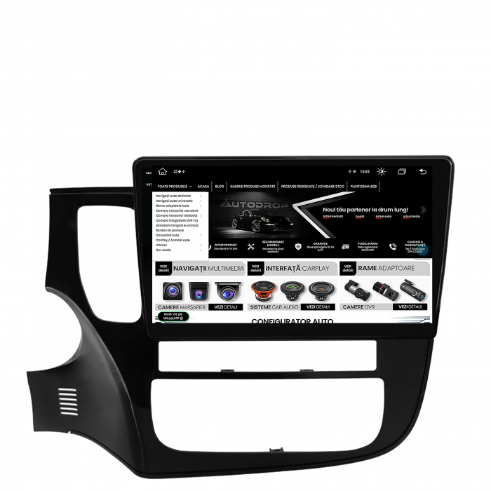 Navigatie 2K Android Mitsubishi Outlander 3 8GB | AutoDrop.ro [14]