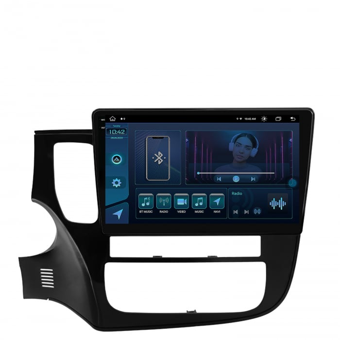 Navigatie 2K Android Mitsubishi Outlander 3 8GB | AutoDrop.ro [2]
