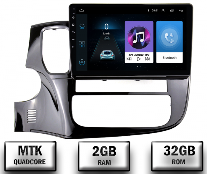 Navigatie Android Mitsubishi Outlander 3 2GB | AutoDrop.ro [1]