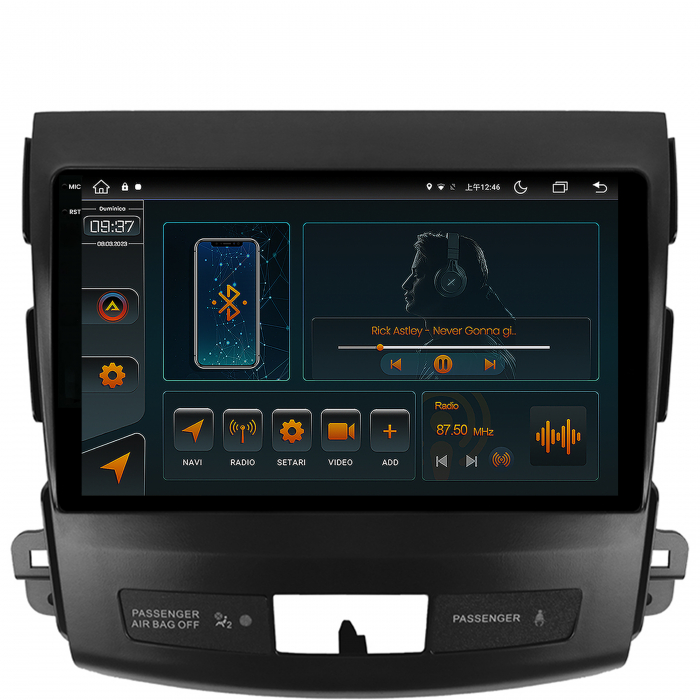 Navigatie Android 13 Mitstubishi Peugeot 4+64GB | AutoDrop.ro [2]