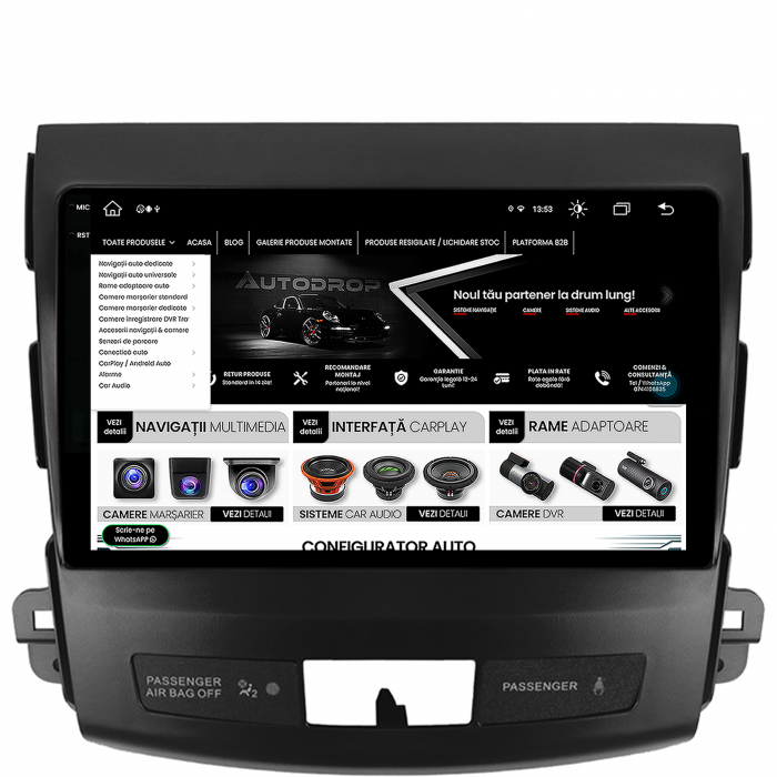 Navigatie Android 13 Mitstubishi Peugeot 8+256GB | AutoDrop.ro [12]
