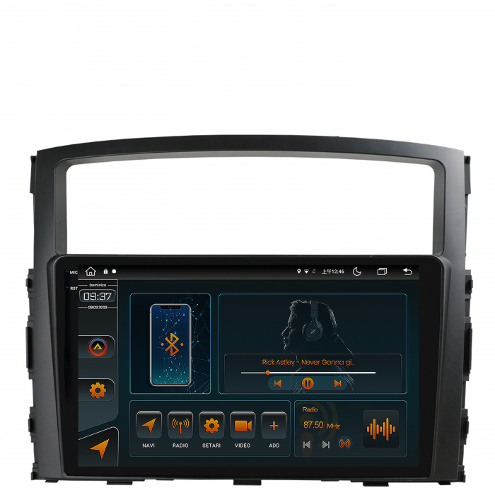 Navigatie 2K Android 13 Mitsubishi Pajero 4+64GB | AutoDrop.ro [2]