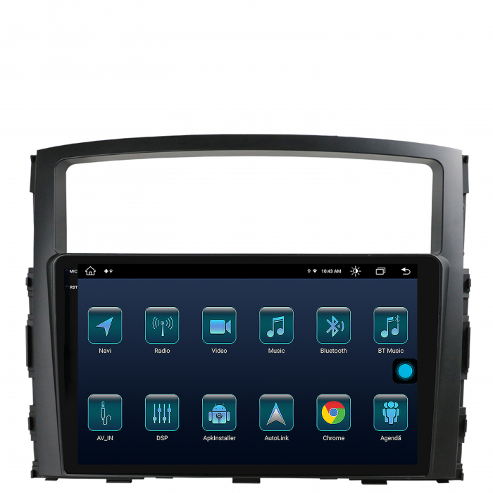 Navigatie 2K Android 13 Mitsubishi Pajero 8+256GB | AutoDrop.ro [3]
