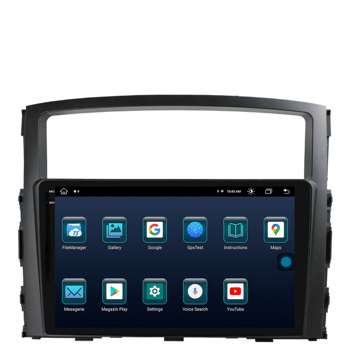Navigatie 2K Android 13 Mitsubishi Pajero 8+256GB | AutoDrop.ro [4]