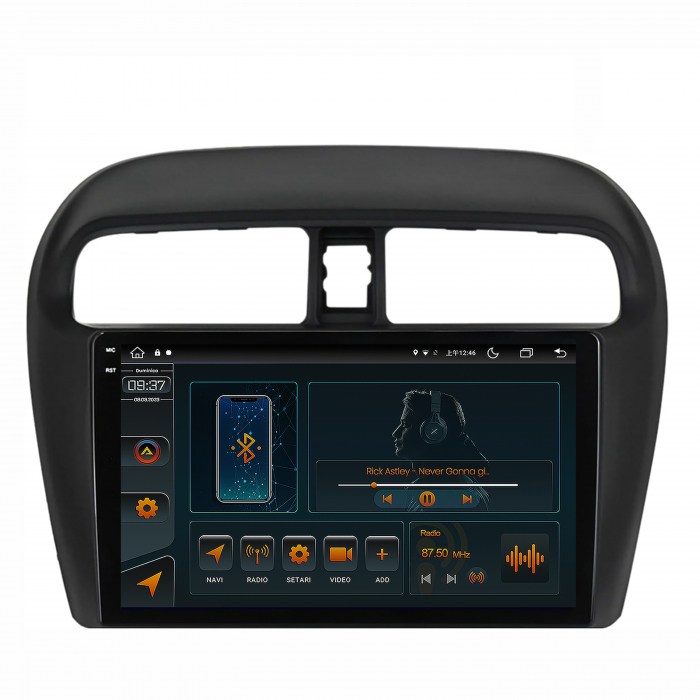 Navigatie 2K Mitsubishi Space Star Android 4+64GB | AutoDrop.ro [2]