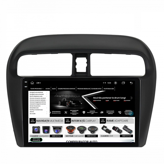 Navigatie 2K Mitsubishi Space star Android 8+256GB | AutoDrop.ro [8]