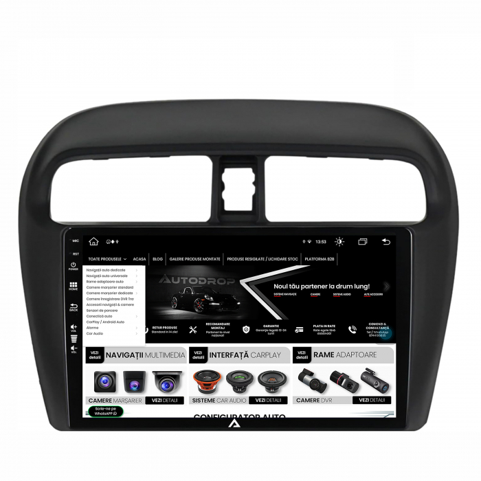 Navigatie Mitsubishi Space star Android 8+256GB | AutoDrop.ro [4]