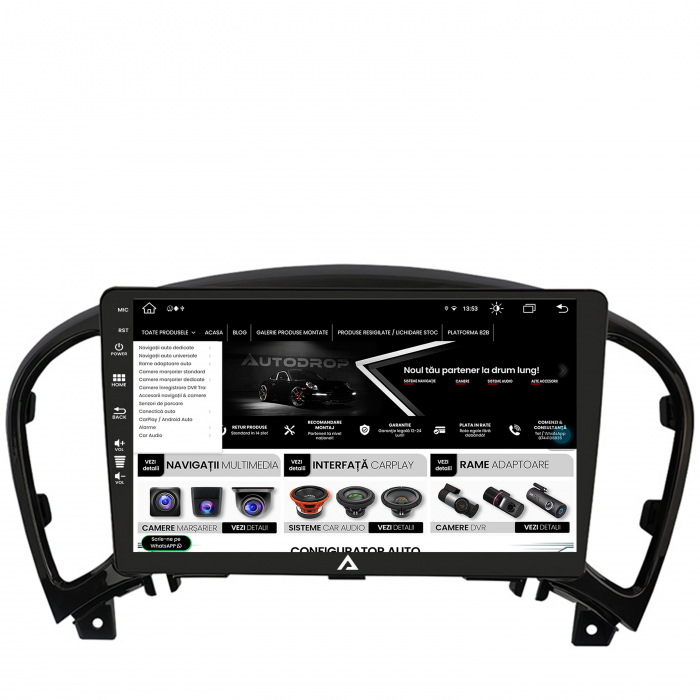 Navigatie Android Nissan Juke 8+256GB | AutoDrop.ro [4]