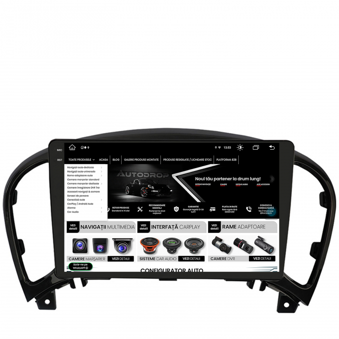 Navigatie Android Nissan Juke 4+64GB | AutoDrop.ro [9]