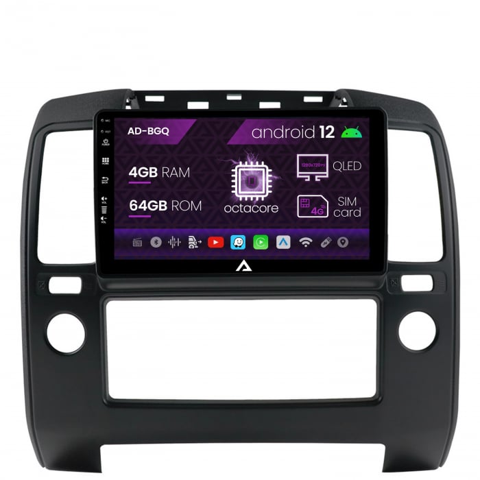 Navigatie Android 12 Nissan Navara QLED | AutoDrop.ro [2]