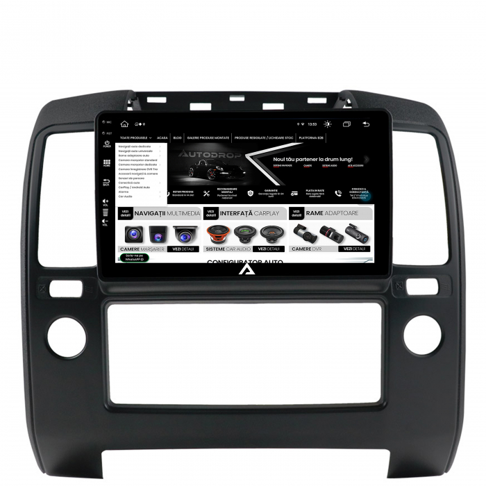 Navigatie Android 13 Nissan Navara D40 8GB | AutoDrop.ro [4]