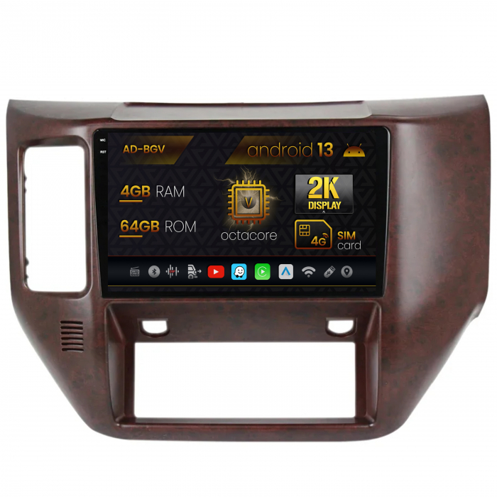 Navigatie Android 2K Nissan Patrol (2004-2012), 4+64GB | AutoDrop.ro [1]