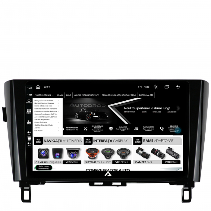 Navigatie Android Nissan Qashqai / X-Trail 8GB | AutoDrop.ro [5]