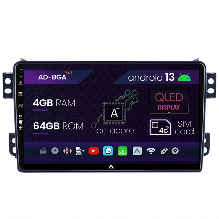 Navigatie  Android 13 Opel Agila 4+64GB | AutoDrop.ro [1]