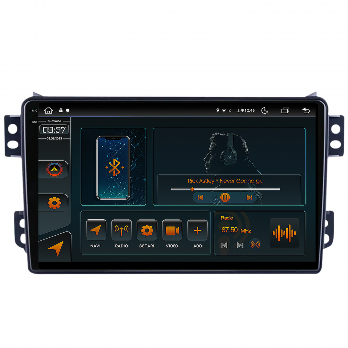 Navigatie Android 13 2K Opel Agila 4+64GB | AutoDrop.ro [2]
