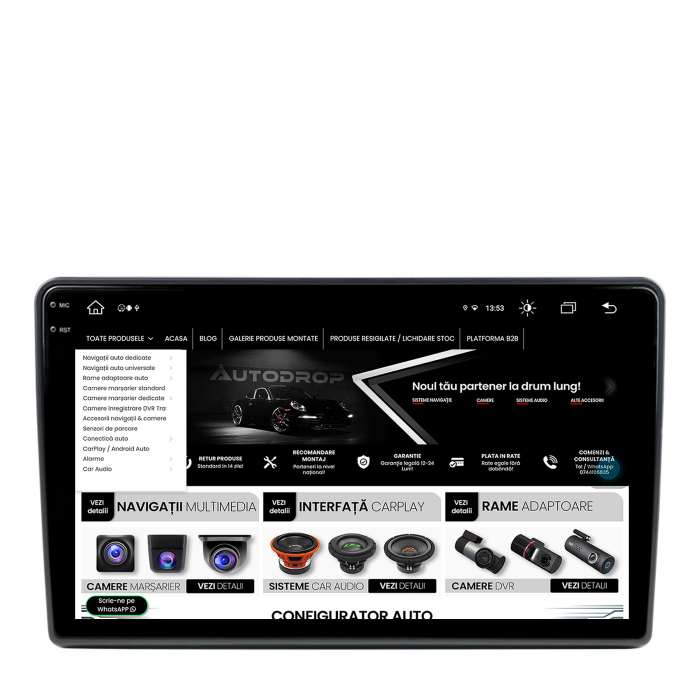 Navigatie Android 13 2K Opel 8+256GB | AutoDrop.ro [13]