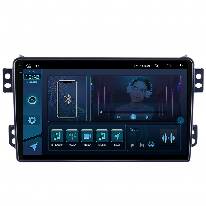 Navigatie Android 13 2K Opel Agila 8+256GB | AutoDrop.ro [2]