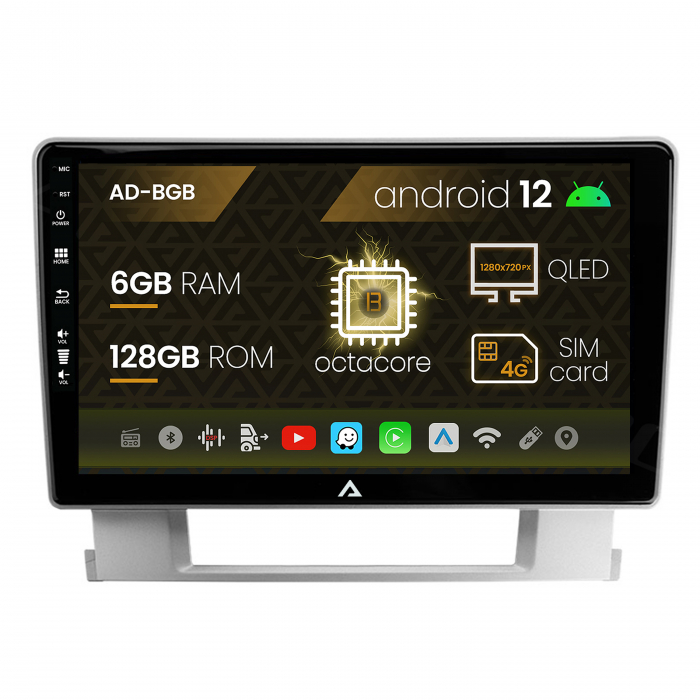 Navigatie Opel Astra J, Android 12, B-Octacore 6GB RAM + 128GB ROM, 9 Inch - AD-BGB9006+AD-BGRKIT253