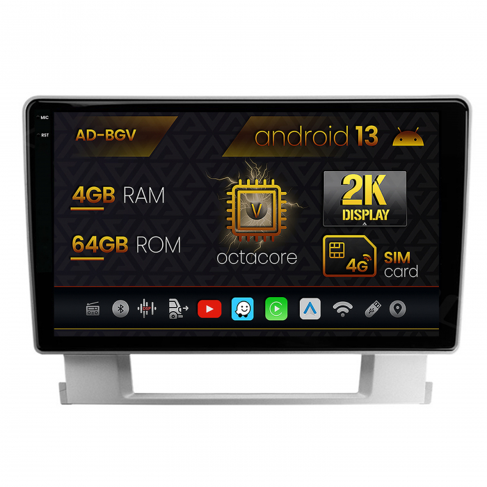 Navigatie Opel Astra J, Android 13, V-Octacore 4GB RAM + 64GB ROM, 9.5 Inch - AD-BGV9004+AD-BGRKIT253