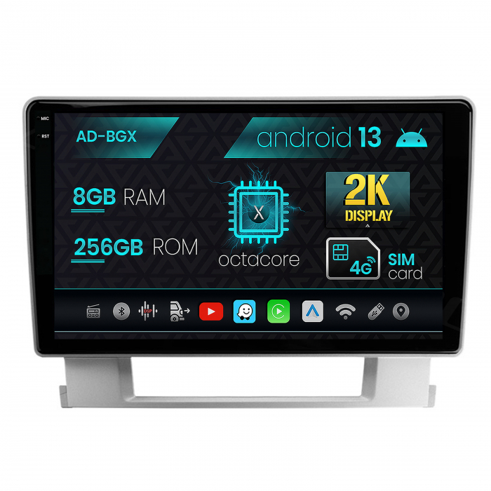 Navigatie Opel Astra J, Android 13, X-Octacore 8GB RAM + 256GB ROM, 9.5 Inch - AD-BGX9008+AD-BGRKIT253