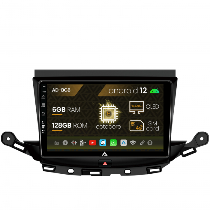 Navigatie Opel Astra K, Android 12, B-Octacore 6GB RAM + 128GB ROM, 9 Inch - AD-BGB9006+AD-BGRKIT251