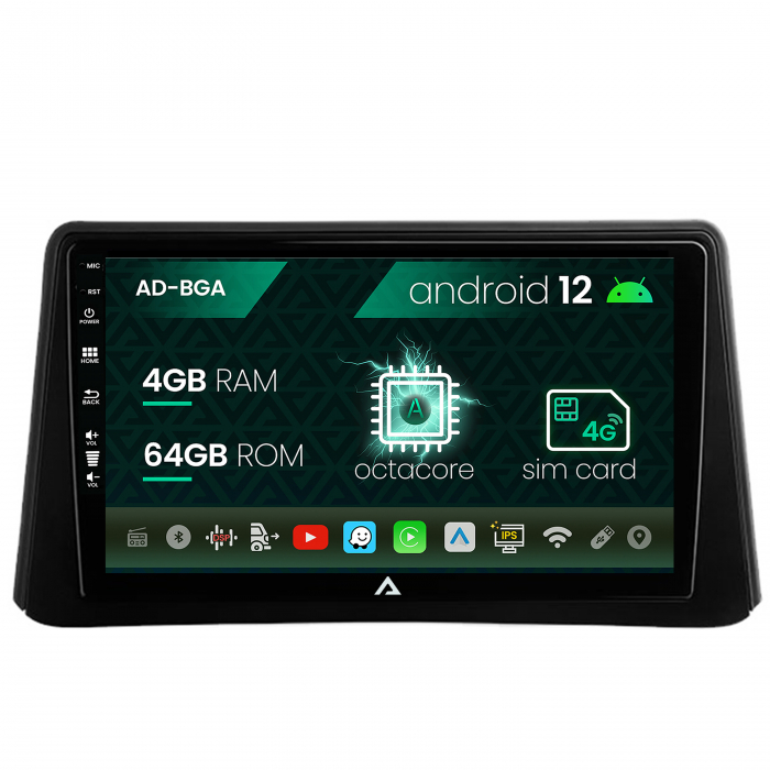 Navigatie Opel Mokka (2012-2016), Android 12, A-Octacore 4GB RAM + 64GB ROM, 9 Inch - AD-BGA9004+AD-BGRKIT390