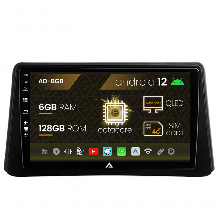 Navigatie Opel Mokka (2012-2016), Android 12, B-Octacore 6GB RAM + 128GB ROM, 9 Inch - AD-BGB9006+AD-BGRKIT390
