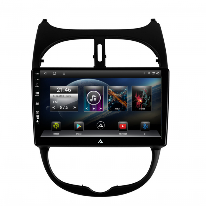 Carplay Android 12 Peugeot 206 2GB | AutoDrop.ro [2]
