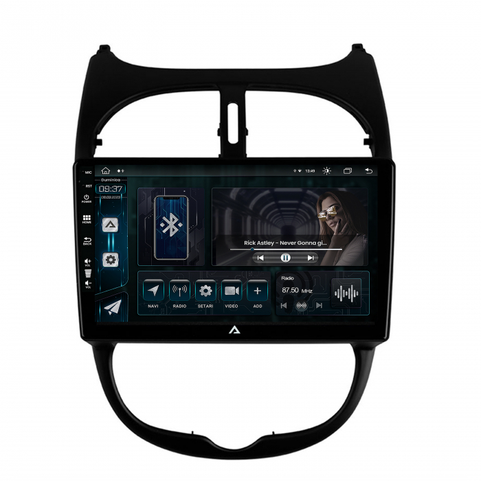 Navigatie Android 13 Peugeot 206 8+256GB | AutoDrop.ro [2]